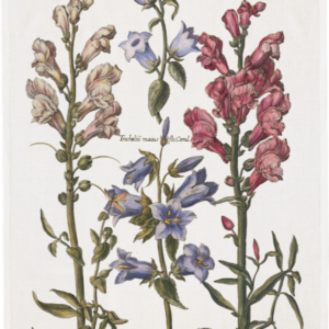 Kökshandduk, blommor