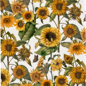 Kökshandduk, solrosor