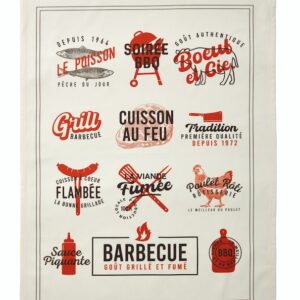 Kökshandduk, Grillades