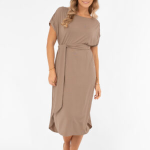 Ellery klänning, Taupe, Capri Collection